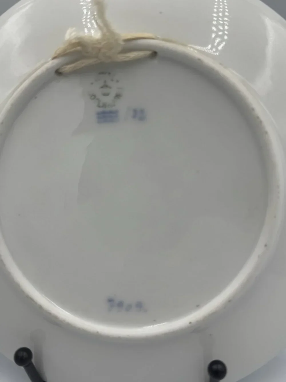 Vintage Royal Copenhagen 1920 Mary Child Jesus Christmas Plate Denmark Blue